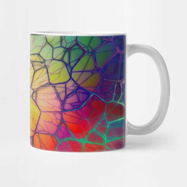 Bright Cracked Glass by Flamingo Design